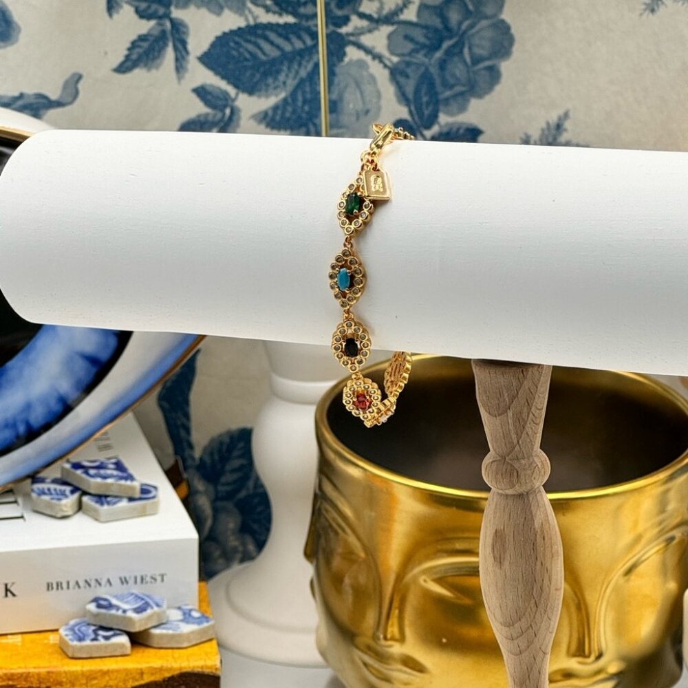 🆕 CRYSTAL HAZE 🧿 NWT Rainbow Evil Eye Bracelet - Picture 15 of 16